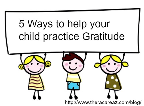 Help your child practice gratitude