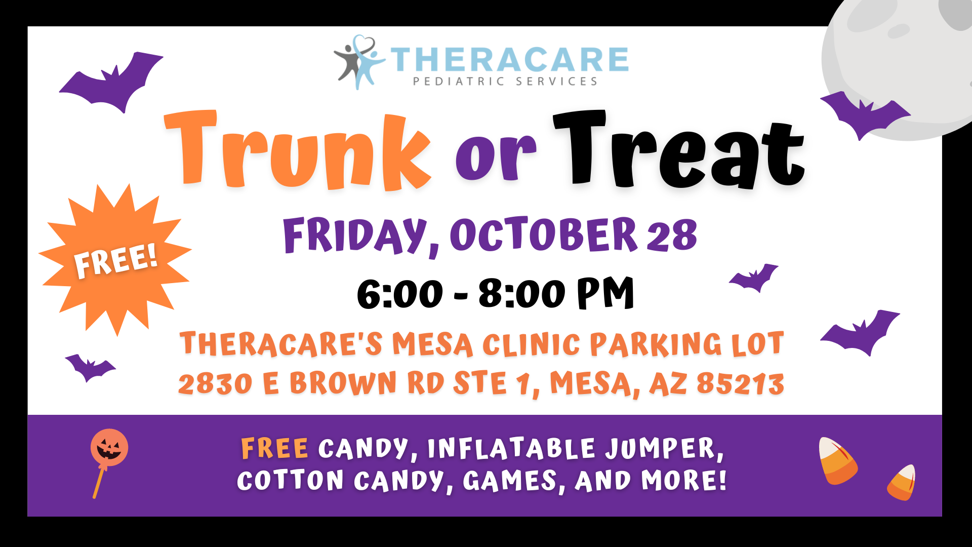 Copy of Theracare Trunk or Treat Instagram Post Square Facebook Event Cover