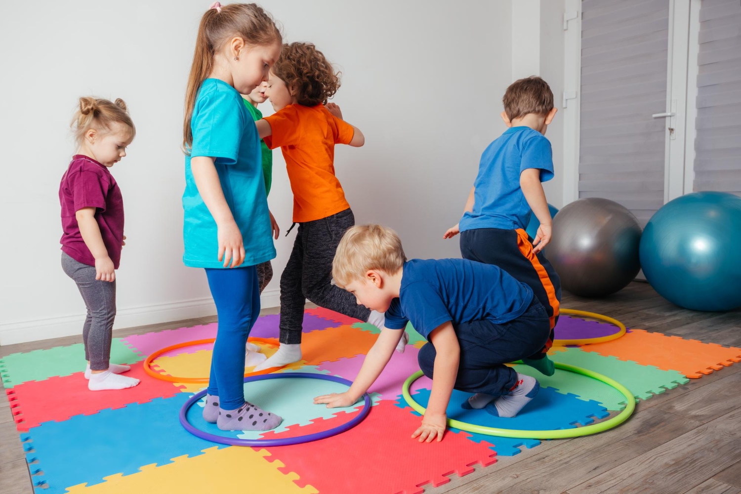 Child engaging in occupational therapy activities at Theracare.